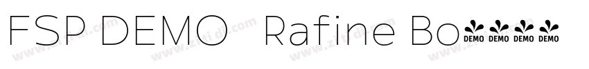 FSP DEMO   Rafine Bo字体转换